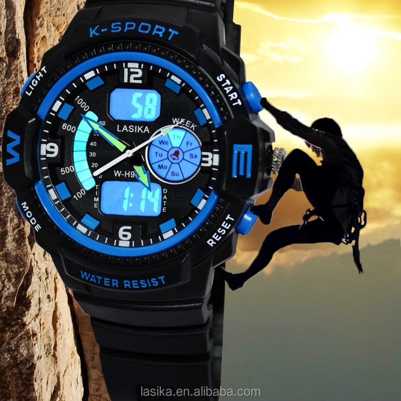 2018 Dual time capability watch for Male wristwatch men