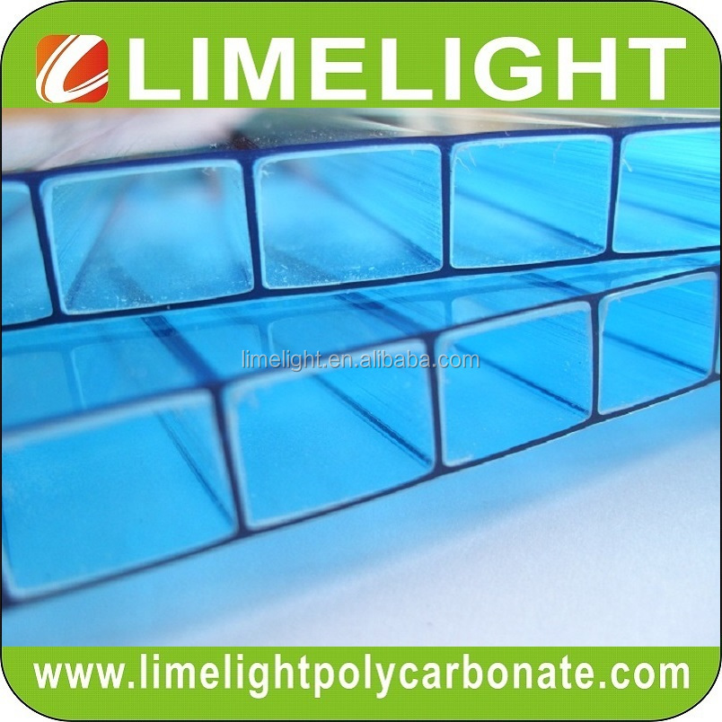Листы Из Поликарбоната LIMELIGHT, 8 мм, с двойными стенками, с УФ-защитной пленкой