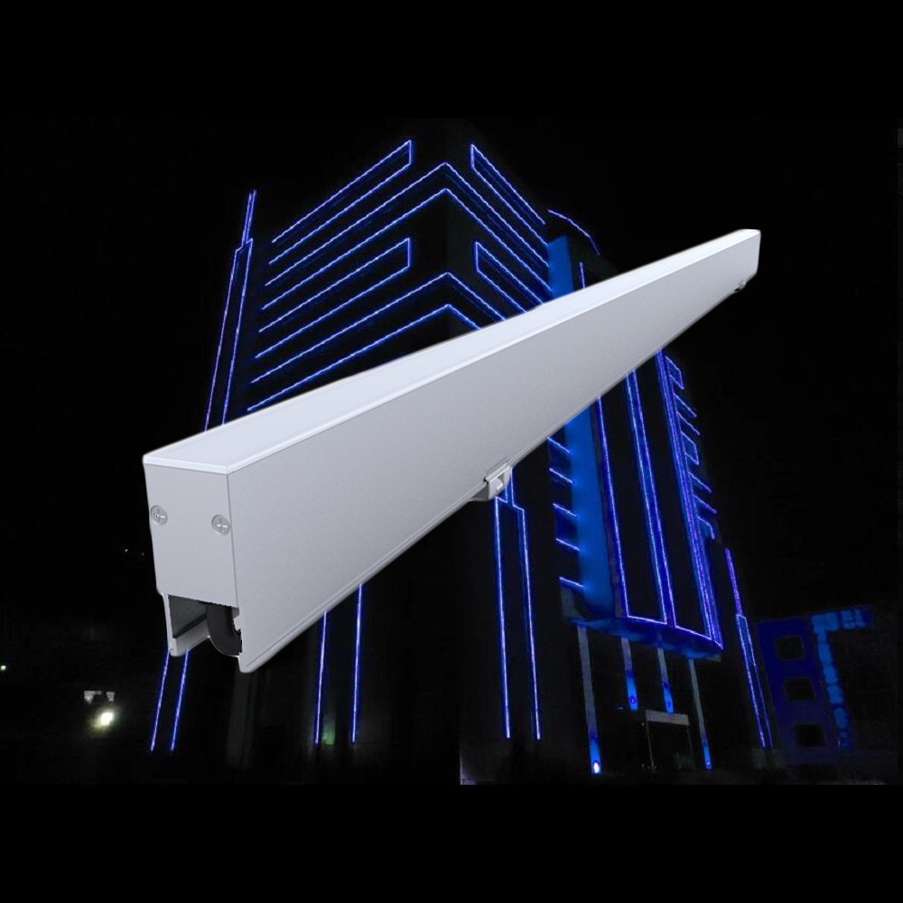 CE RoHs rgb наружное строительное освещение, теплоотвод, алюминиевые светодиодные трубки rgbw