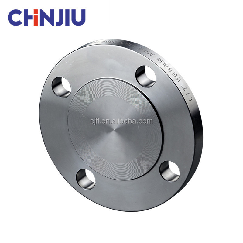 SS 304 316 904L 2205 DIN2527 PN16 зазубренный фланец RF из нержавеющей стали, глухой фланец