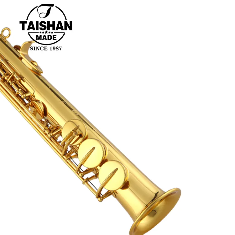 Taishan Professional high quality Soprano Saxophone Straight Saxophone for teaching