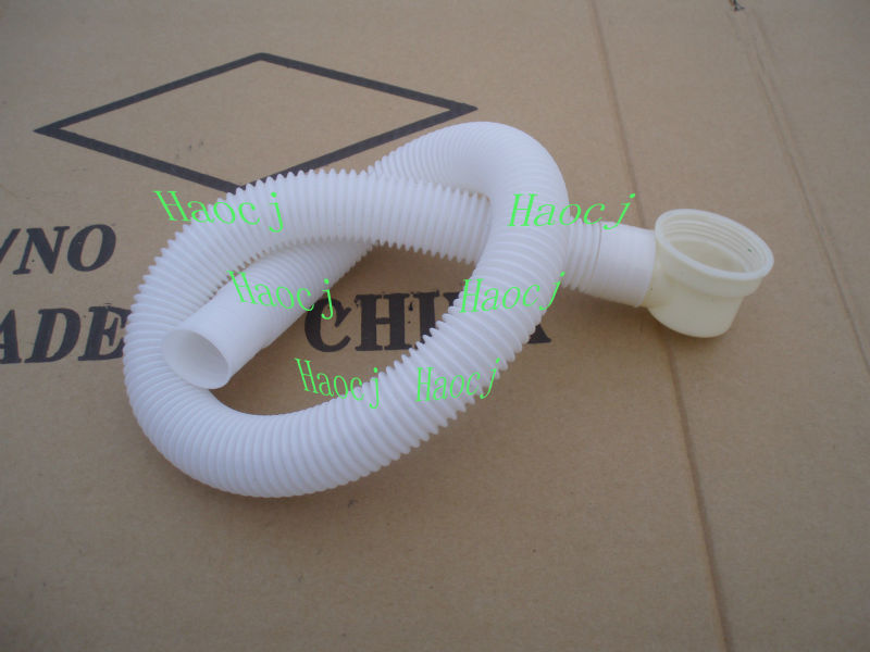 Bathtub drain cleaning flexible pipe/bathroom flexible drain plastic pipe for sink drain hose