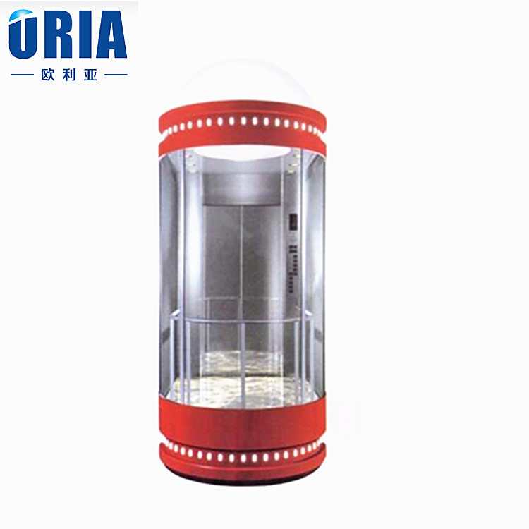 New products: high quality and comfortable lift sightseeing elevator capsules lift machine room less