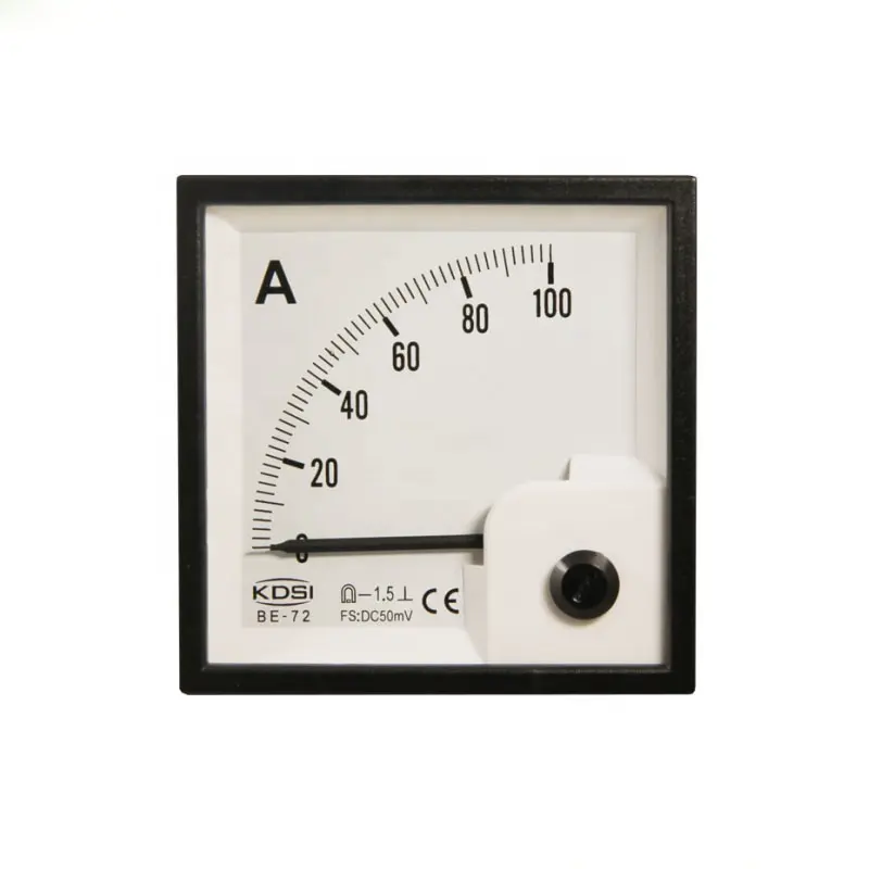 BE-72 DC Ammeter DC50mV 100A taiwan technology high precision analog panel meter