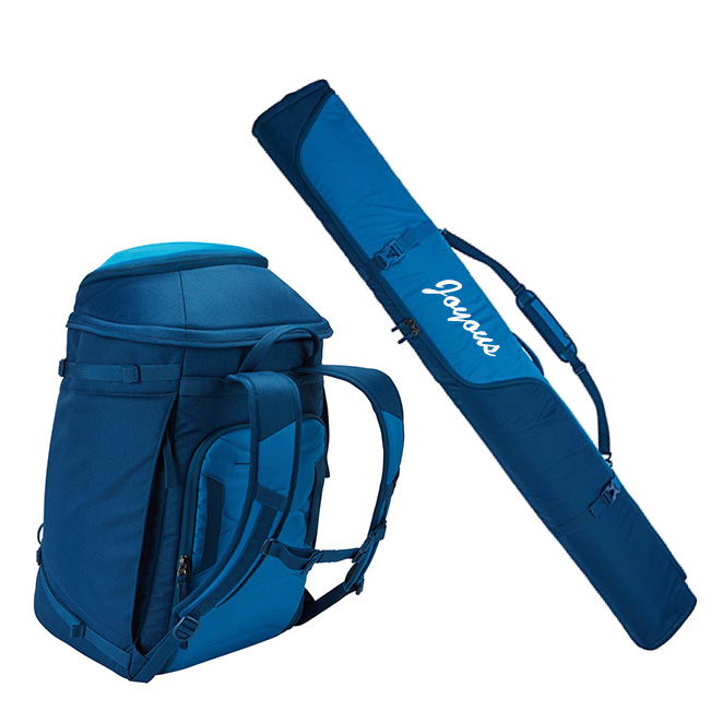 Lightweight & Durable Two pieces 170 CM Padded Ski Bag and Ski Boot Helmet Bag Combo