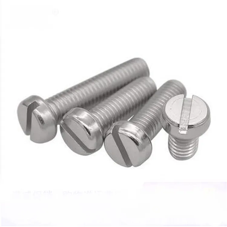 DIN85 Stainless Steel Slotted cheese Head Screw with ISO certification