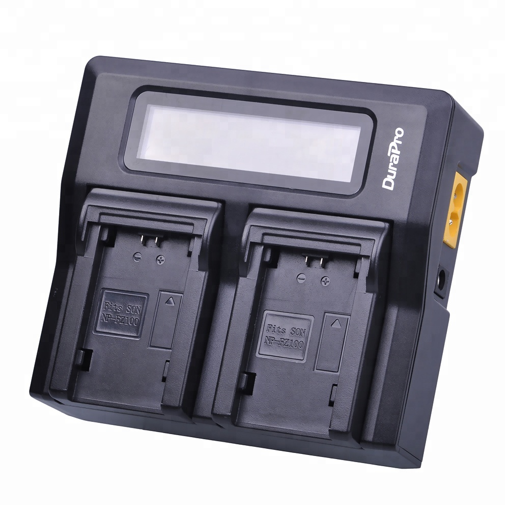 NP-FZ100 NP FZ100 NPFZ100 BC-QZ1 ЖК-быстрое двойное зарядное устройство для объективов цифрофой камеры Sony Alpha 9, a9, 9R, A9R, 9s, A7R Mark III, ILCE-7RM3