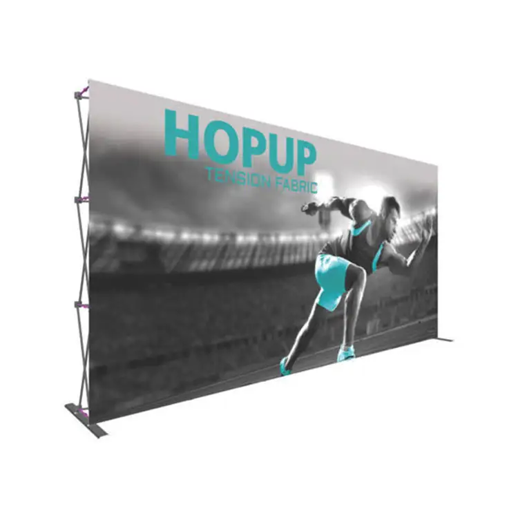 Easy Folding Pop Up Display Stretch Banner Stand
