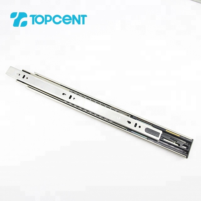 Topcent оцинкованный кухонный шарикоподшипник, мягкие закрытые ящики для шкафа, направляющие для выдвижных ящиков