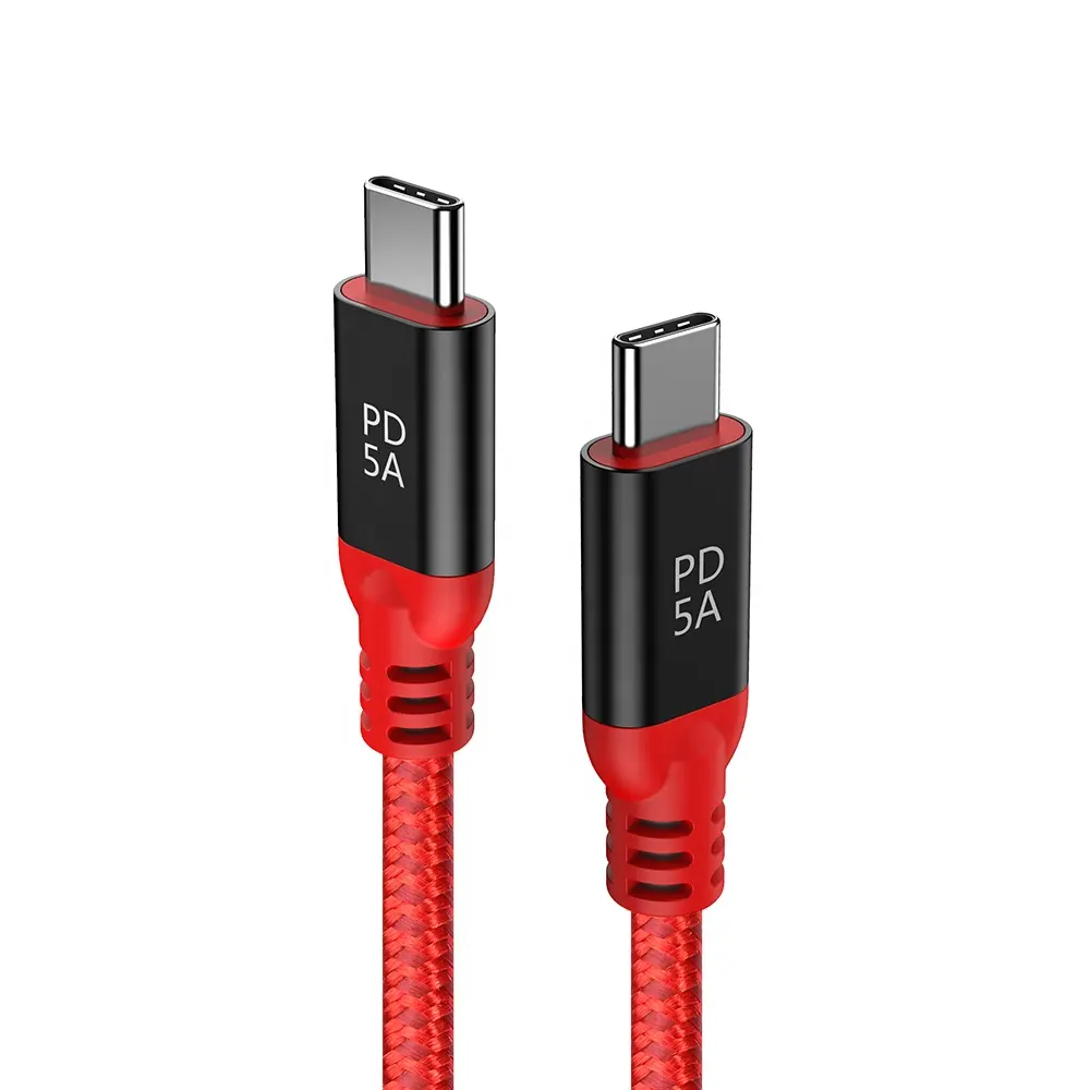 20V/5A Fast Charging 10GB/s Usb Data Cable 3.1 For mobile phone Charger Cable For smartphone Charger