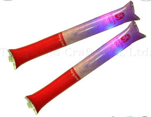 Горячая продажа рекламные различные цвета LED thunderstick ручной хлопать шумом