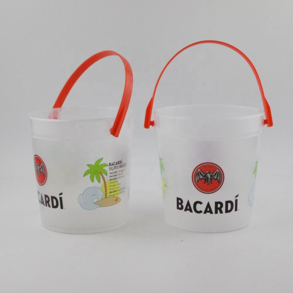 Пластиковое ведро для винных бутылок 32 OZ.Bacardi