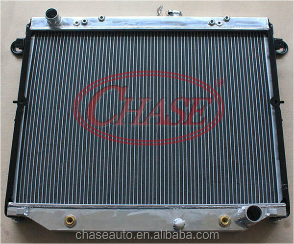 Алюминиевый радиатор для TOYOTA LAND CRUISER UZJ100, LEXUS LX470, 4,7 л, V8, 1998-2002, 16400-50210, 16400-50212, AT