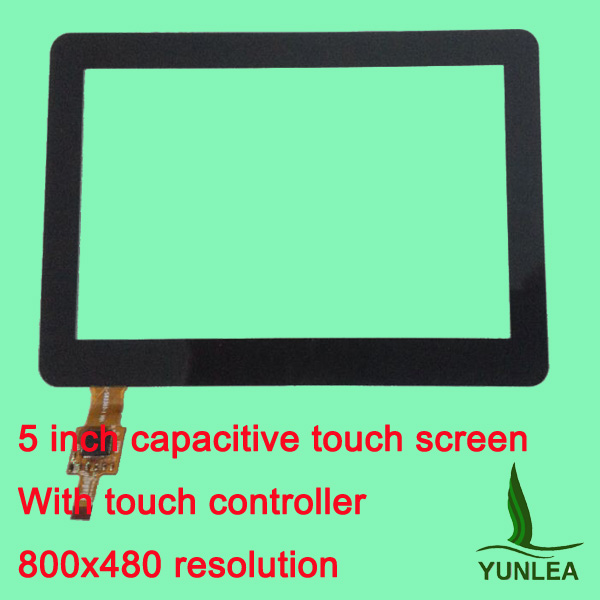 2014 горячая продажа 5 дюймов 800x480 емкостным сенсорным дисплеем 5"