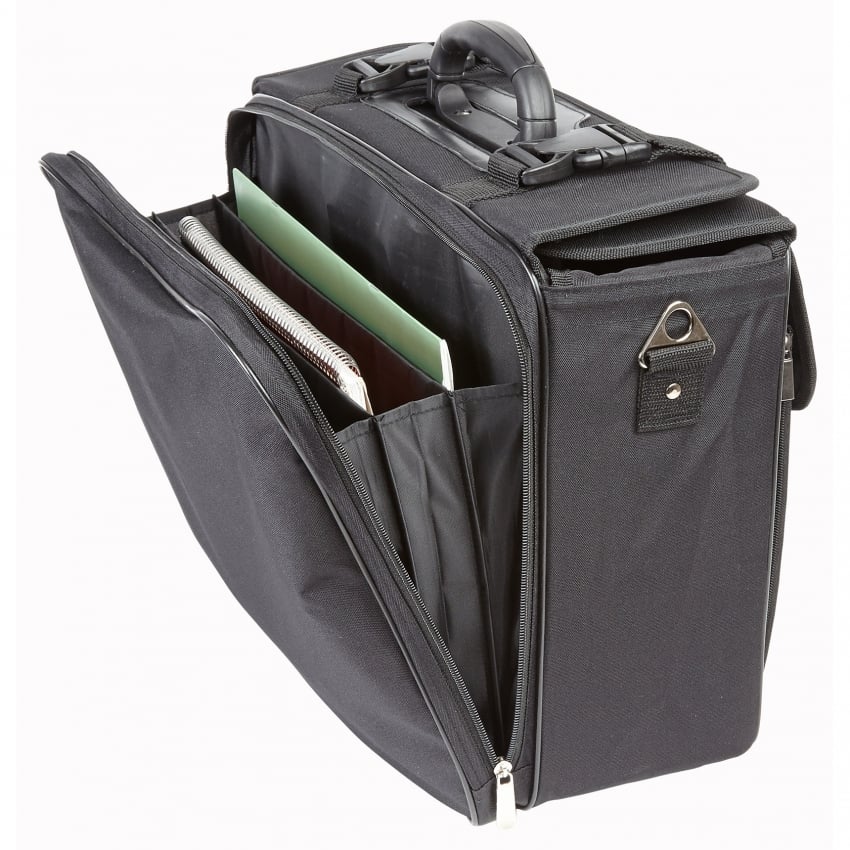 China Supplier Collapsible Black Flight Case, Durable Expandable Travel Bag