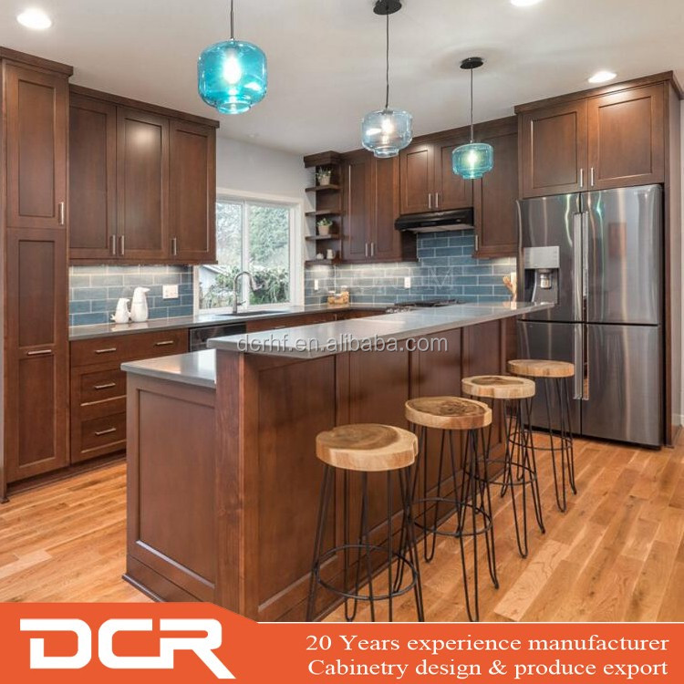 Custom Round Corner Roller Shutter Door Kitchen Cabinet Set Match DTC Hinges