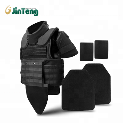 Military PE Aluminium Plate Full Body Bulletproof Armor Vest Level IV STA ICW