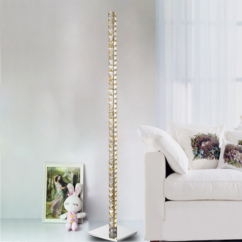 Modern Crystal Floor Lamp Indoor Room Decoration Art LED Crystal Floor Lamps