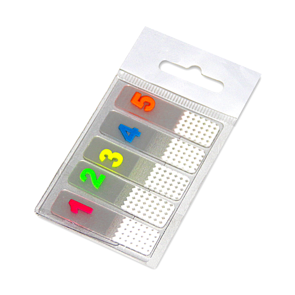 Прозрачные закладки PET Sticky Note с маркером страницы