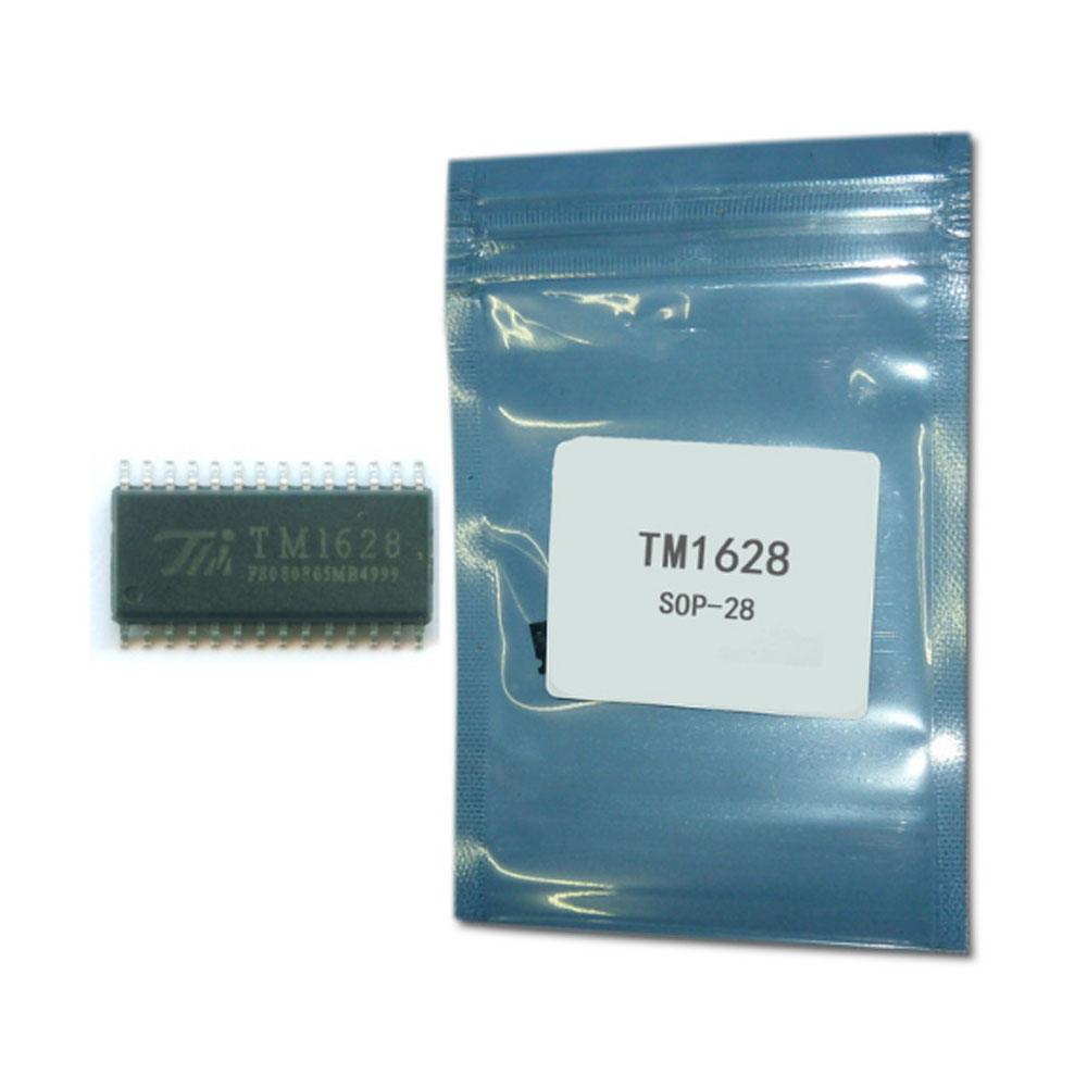 Новый TM1628/ SM1628/HT1628 лапками углублением SOP-28 индукционная плита чип-диод лампочка светодиодное освещение драйвер 10 шт./лот