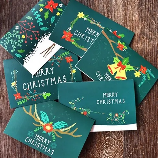 Beautiful Custom Happy Birthday Christmas Greeting Card ,Greeting Card Design,Custom Greeting Card Box Set