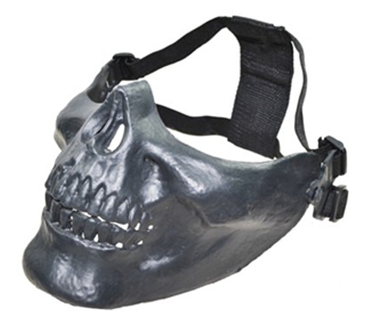 Gray color outdoor Skeleton Airsoft Paintball Mask