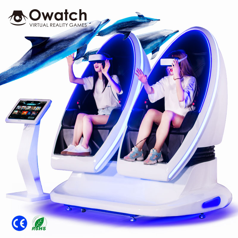 Интерактивный стул виртуальной реальности 9d VR по технологии VR в форме яйца