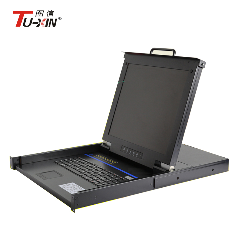 Хорошая цена OEM USB и PS2 Кабель VGA 8 портов 17 дюймов LCD KVM переключатель