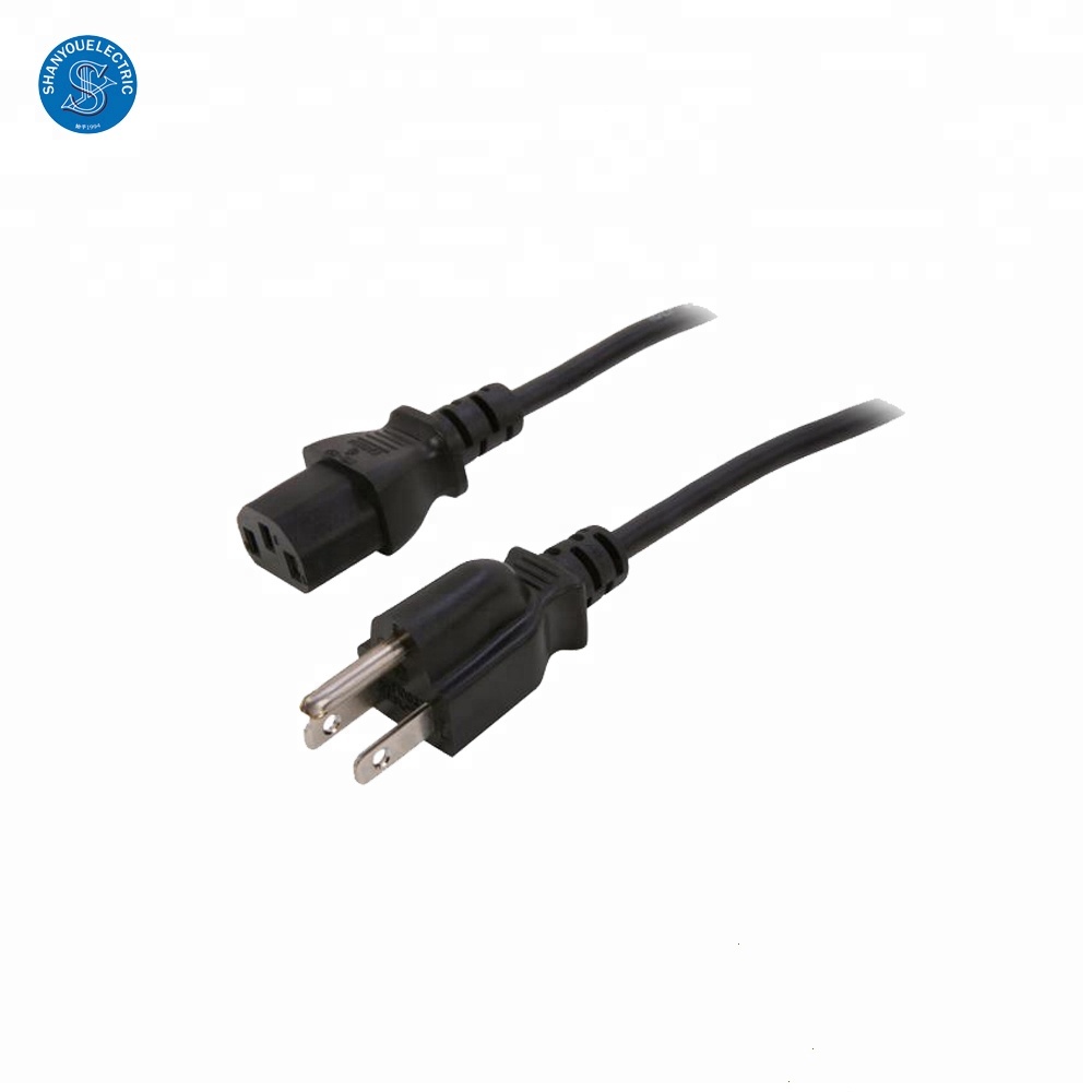 Американский 3pin 14 AWG NEMA 5-15P к IEC 320 C13 шнур питания ac шнур питания