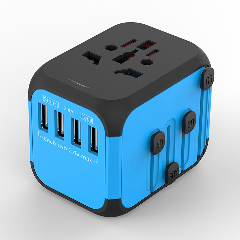 2019 Модные гаджеты World Travel Adaptor индивидуальный бизнес-подарок уникальный дизайн от Otravel