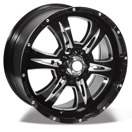 Черный машина для лица 4x4 Offroad колеса с 5/6 отверстиями для автомобилей