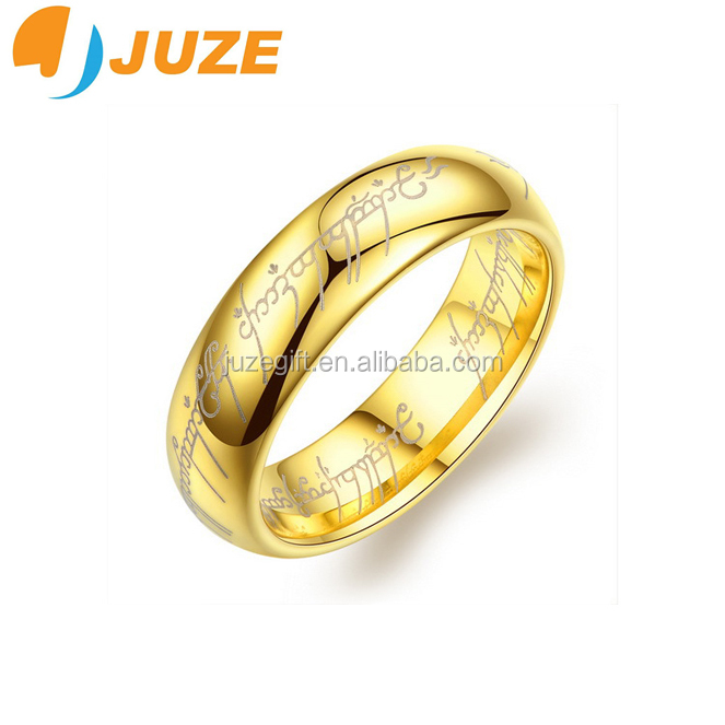 Customization the Lord of the rings rings,latest gold finger ring designs, Engagement Wedding ring Without Stone