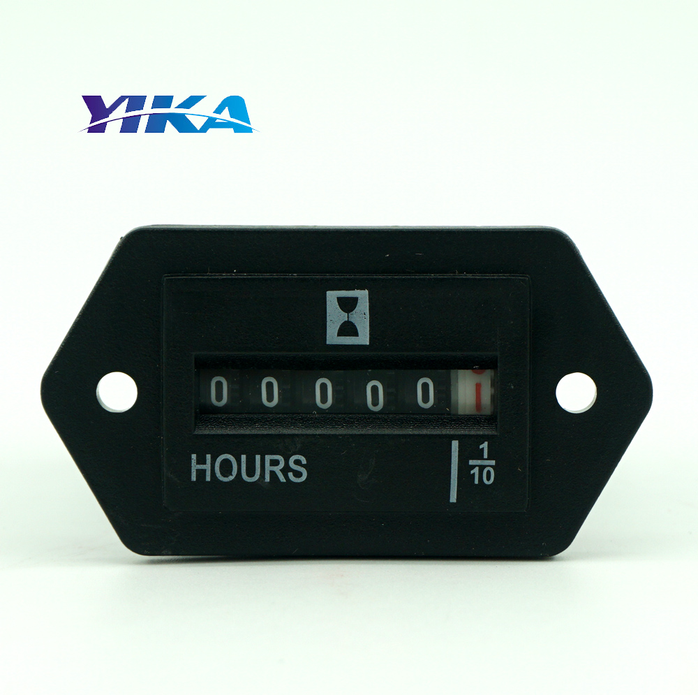 YIKA SYS-1 двигателя таймер задержки DC 12V AC 220V бег механический счетчик моточасов