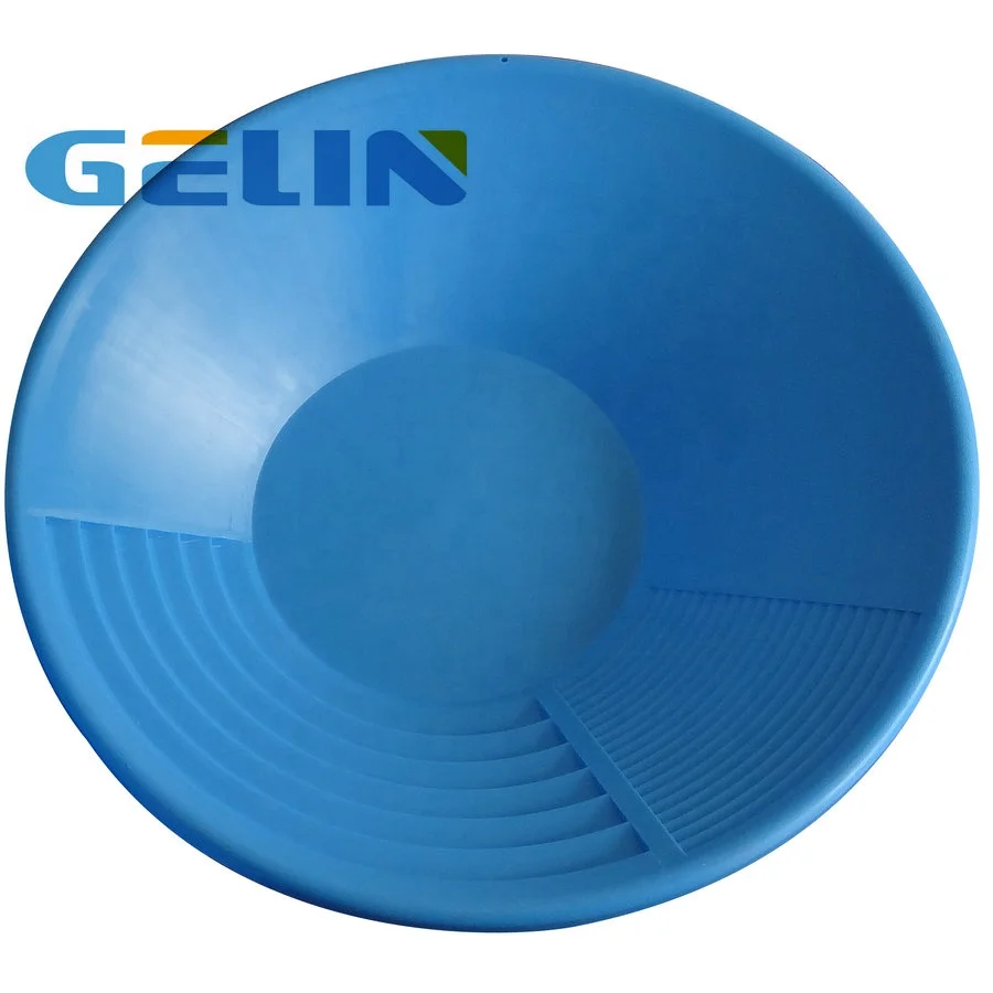 Plastic hand gold panning tools for gold rush mining miners
