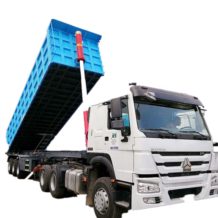Shandong 3 axle прицеп самосвал 60 тонн Самосвал полуприцеп самосвал для продажи