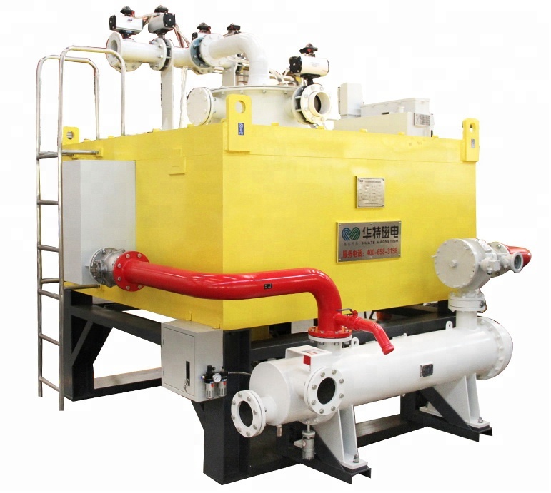 Wet magnetic separator for carbon black