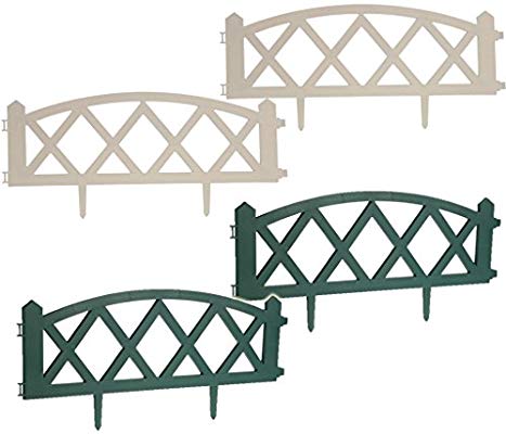 Гибкая пластиковая ограда для сада, газона, травы