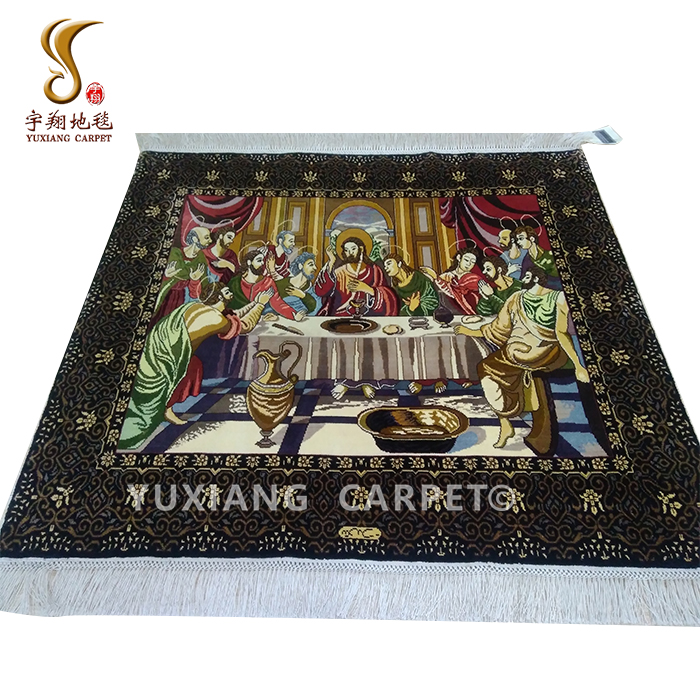 Готов к кораблю Китай Yuxiang ручной работы ковры производство 3 * 2.4ft ручной работы шелк стене висит Rugs для домашний декор