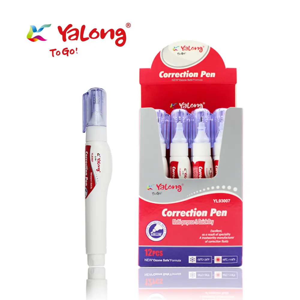 Yalong Best Quality Office & School Supplies Correction Supplies Correction Fluid Pen