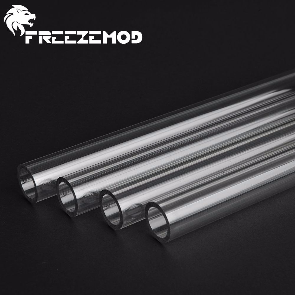 Прозрачная жесткая трубка OD16mm ID12mm PETG, длина 500 мм. QY-P16-12