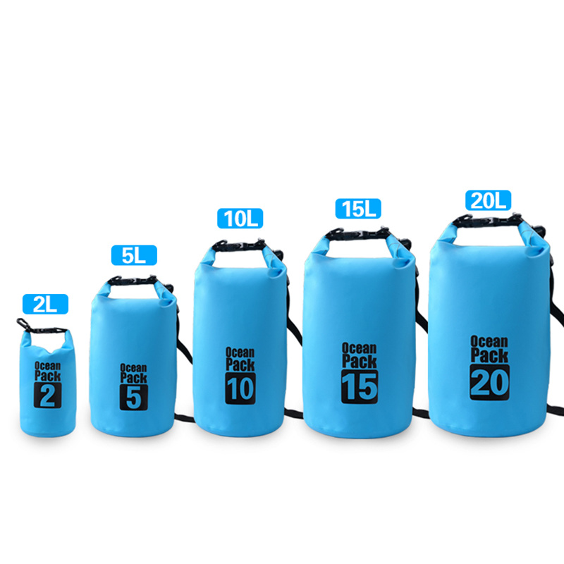 2L/5L/10L/15L/20L/25L/30L водонепроницаемый вещевой мешок Открытый Водонепроницаемый сухой мешок для кемпинга