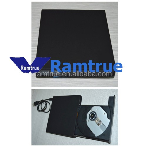 Laptop Super slim USB 2.0 Slot-in DVDRW External DVD Burner External Drives Box Wholesale