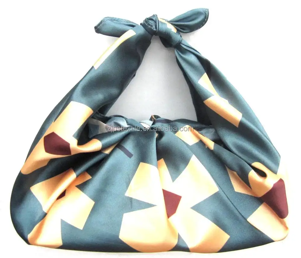 Cheap Factory Wholesale Furoshiki Silk Touch Japanese Style Wrapping Cloth