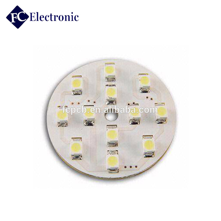 Алюминиевая Электронная Печатная плата для SMD-2835 светодиодный круглый smd печатной платы