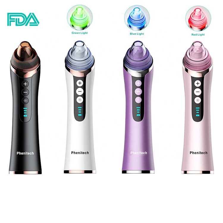 Новая версия Amazon продажи Blackhead Remover вакуум с 4 Сменные функциональные головки