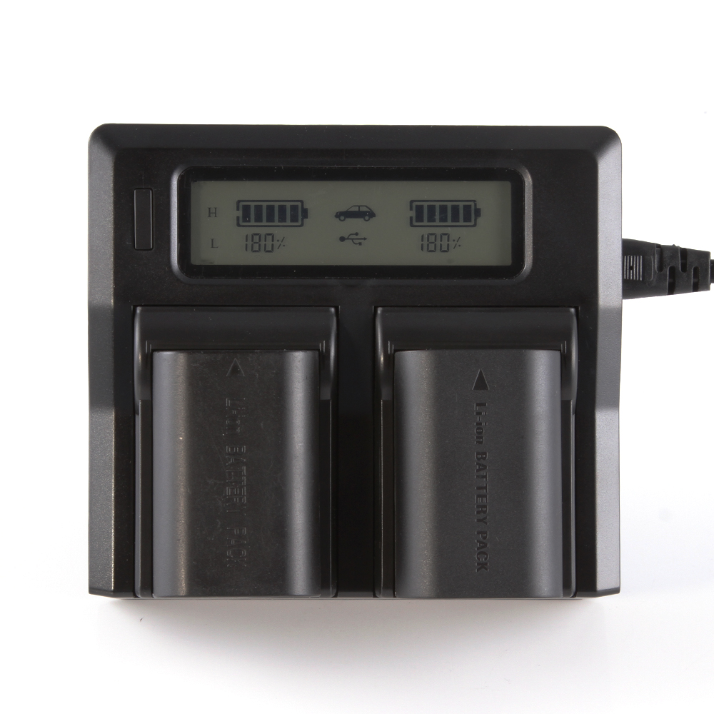 LCD двойное зарядное устройство для LP-E6 5D Mark II III 5Ds R 70D 60D 7D 6D 60Da