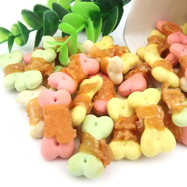 Bone Biscuit Twined by Chicken Natural Dog Treats