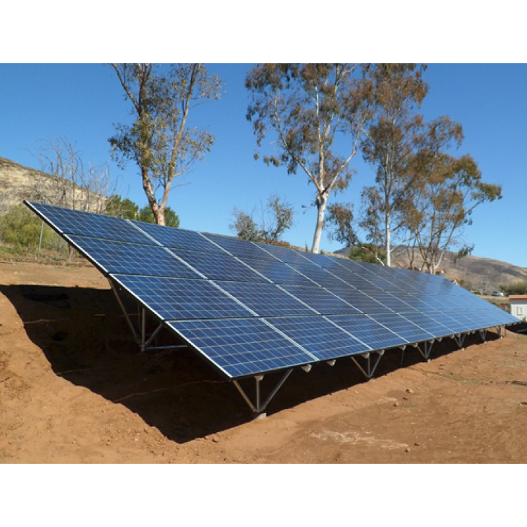 1MW ground solar system for solar panel