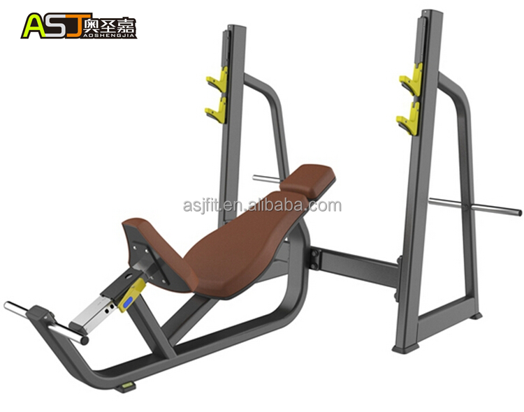 Incline Bench of building equipment /Commercial gym training equipment /CE Approved ASJ-S825