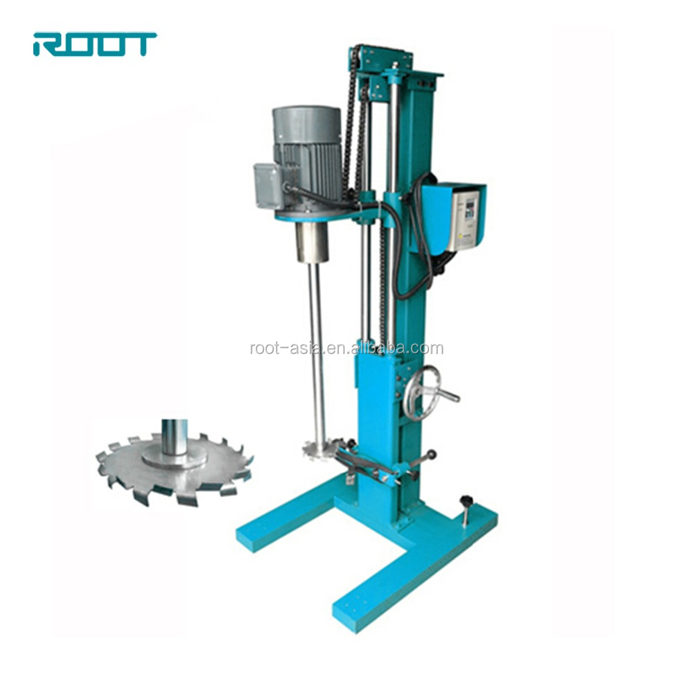 Laboratory use high speed disperser for small batch color paint mixing